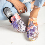 Load image into Gallery viewer, Elephant Whisperer, women's mules, mule shoes for women