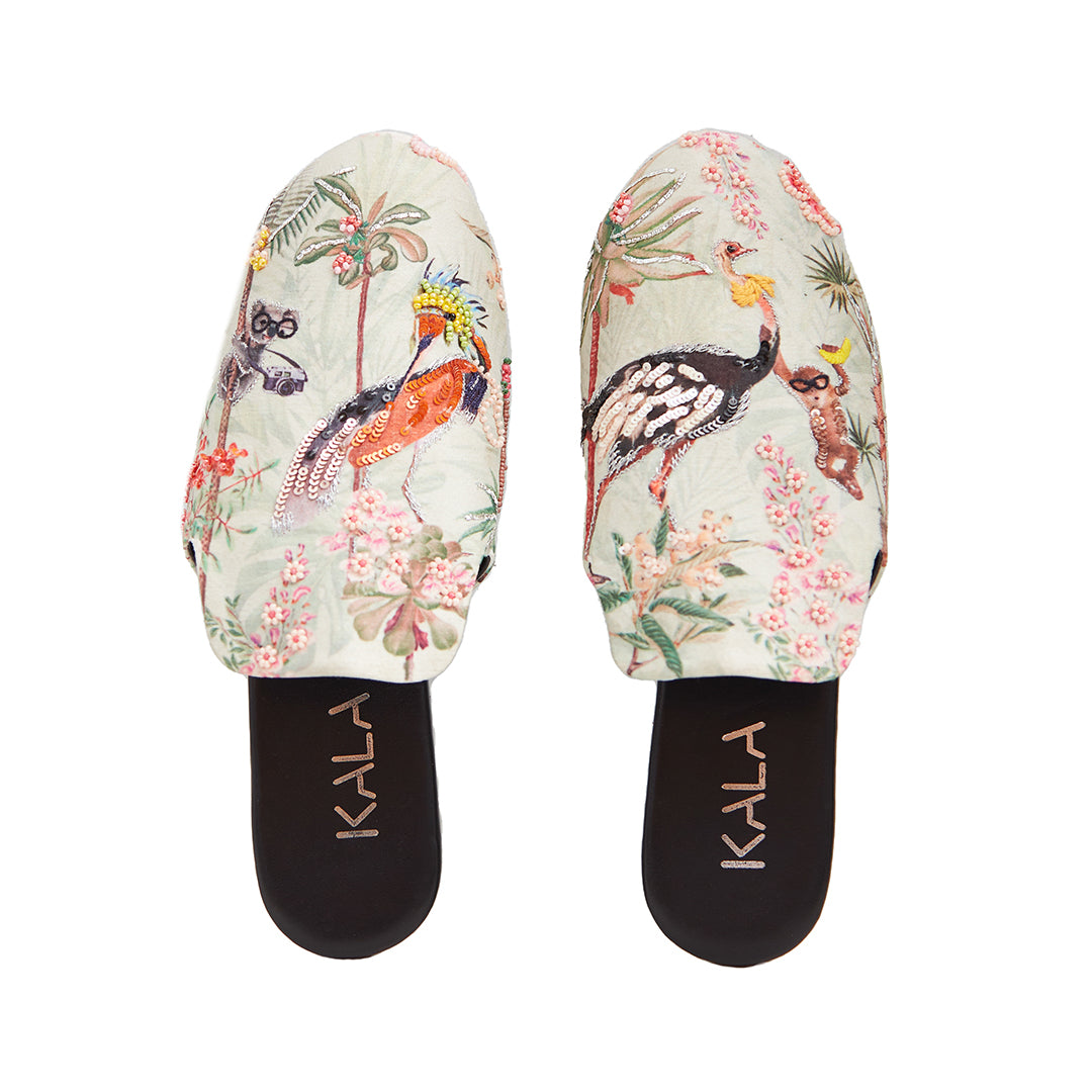 Enchanting Mist, women's mules, mule shoes for women