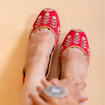 Load image into Gallery viewer, Graceful Poise, punjabi Jutti