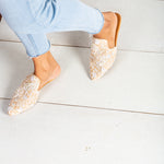 Load image into Gallery viewer, Ivory Dreams, women's mules, mule shoes for women