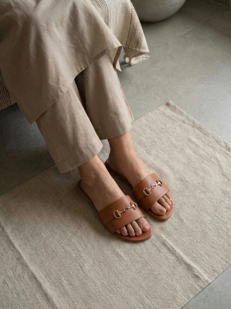 Open Toe Flats