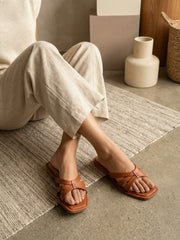 Open Toe Flats