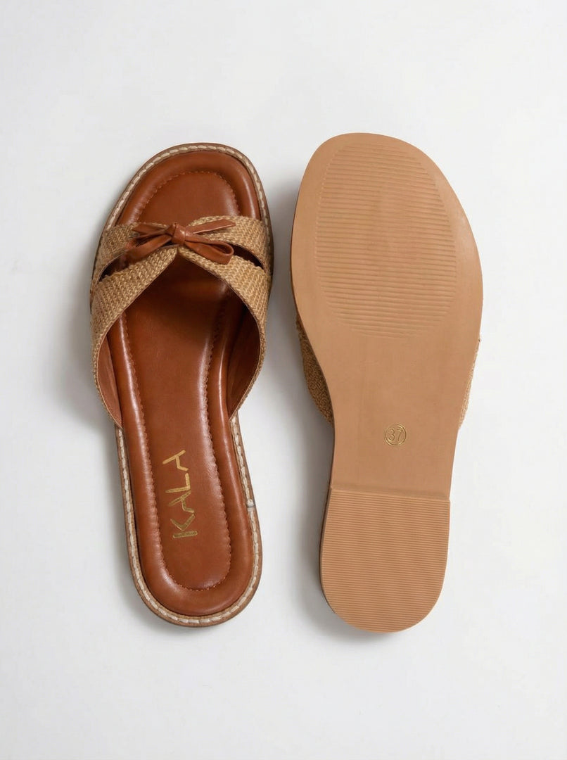 Open Toe Flats